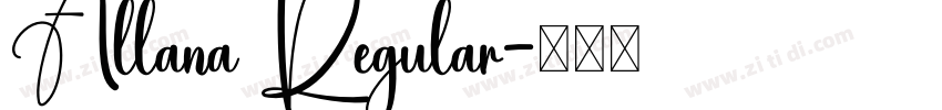 Allana Regular字体转换